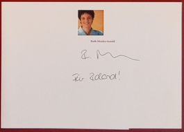 Ruth Metzler Autogramm Klappkarte Foto 15x21cm Bundesrätin