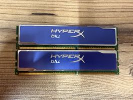 Kingston Arbeitsspeicher 2x 4GB DDR3 1600MHz, gebraucht