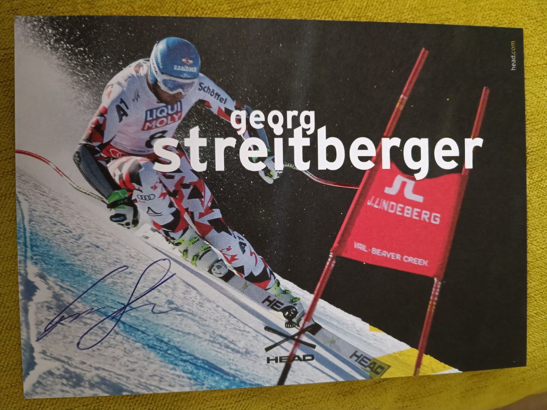 Autografi: Georg Streitberger - Ski – Usato da Menziken venduto da Autogramme