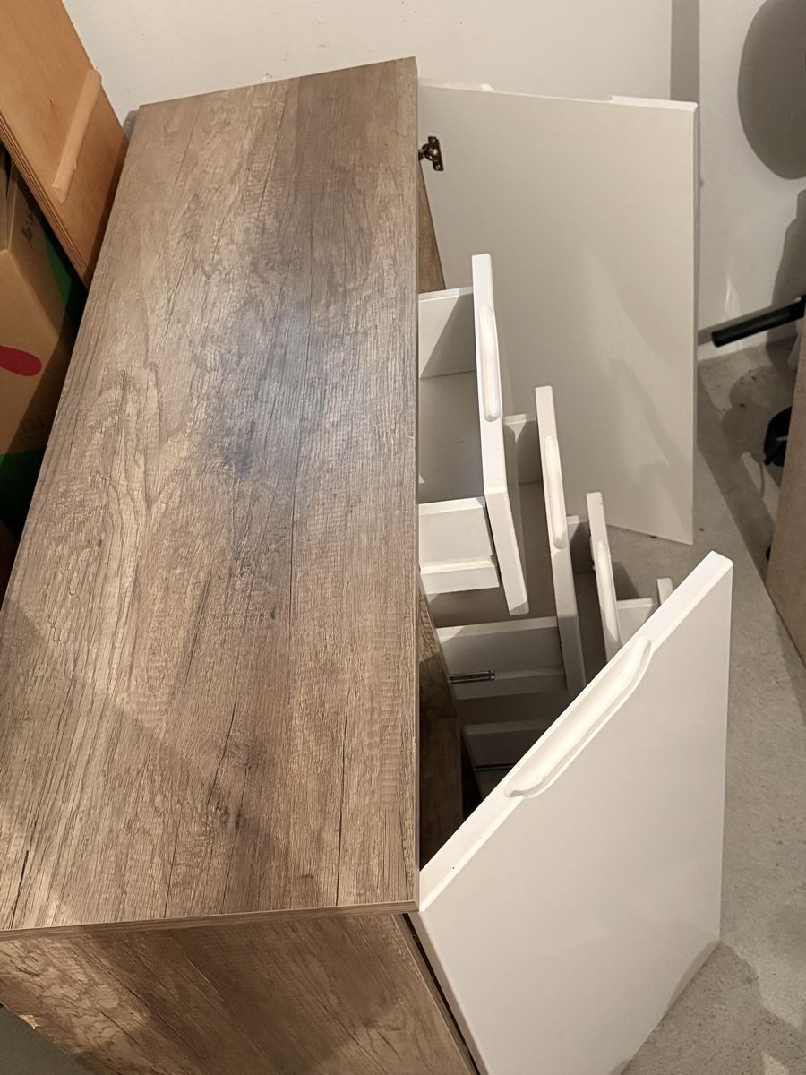Cassettiere: Sideboard Holzoptik weiss mit Schubladen – Usato da Büren an der Aare venduto da RahSte18 3