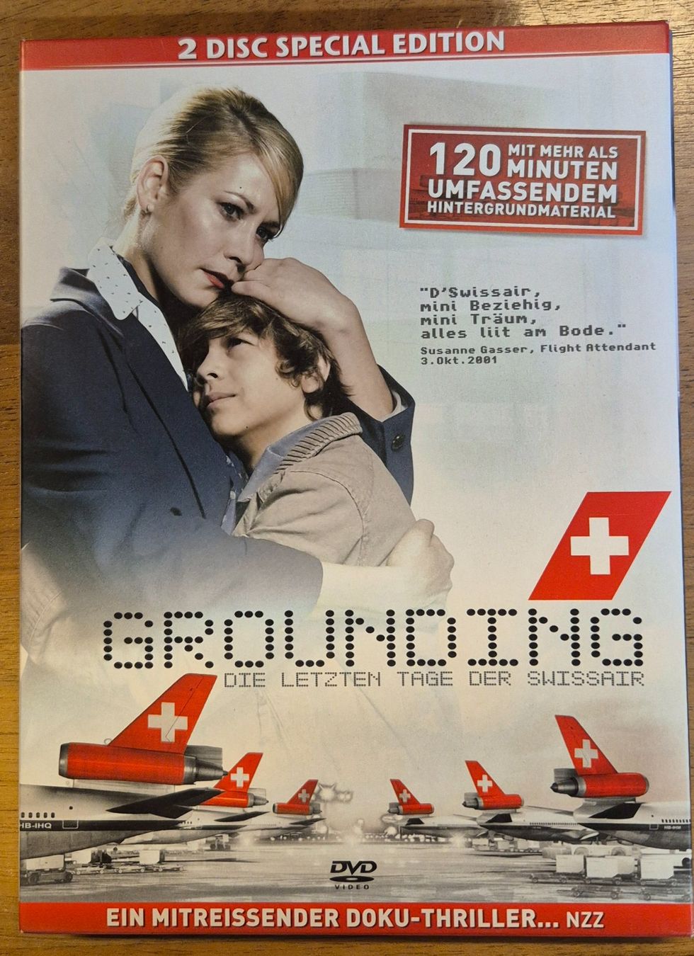 Tutti i DVDs: DVD Dokuthriller "Grounding" (Swissair) – Usato da Spreitenbach venduto da Weha9