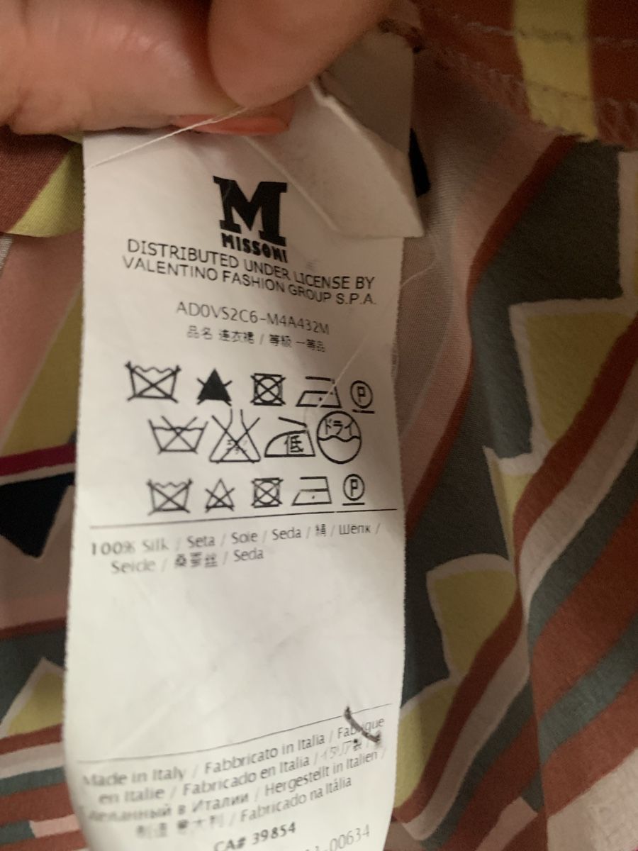 Vestiti: Missoni seiden kleid – Usato da Zürich venduto da Nikuska32 2