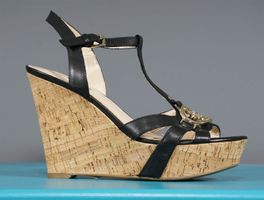 Guess Plateau Sandalette Leder und Kork