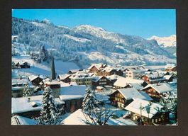 AK Gstaad vue du village Dorfansicht