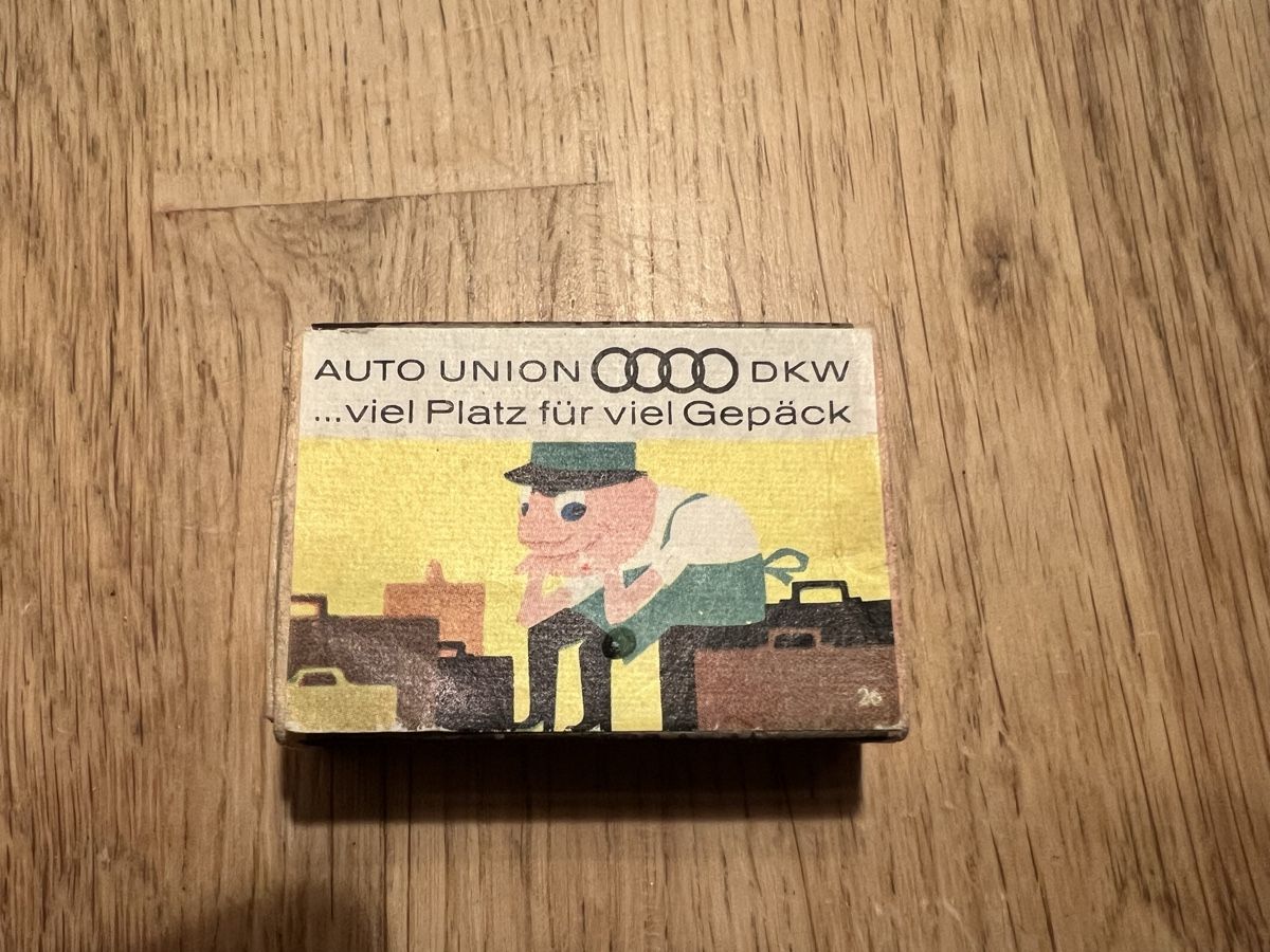 Accendini: Streichholzschachtel Auto Union DKW – Usato da Meilen venduto da wehrluzern 1
