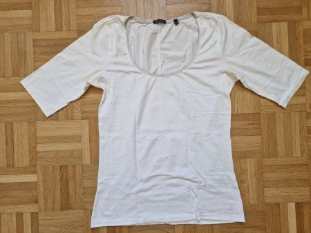 Marc O'Polo T-Shirt weiss creme S Damen