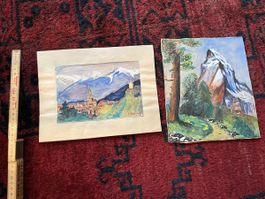 Alt Handgemalt