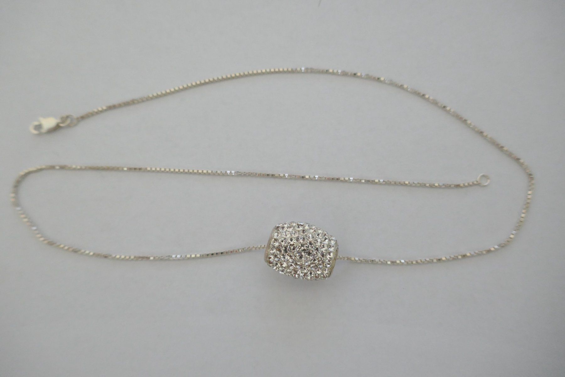 Catenine: Silberkette - Box chain - 45 cm – Usato da Muttenz venduto da einfach-schoen