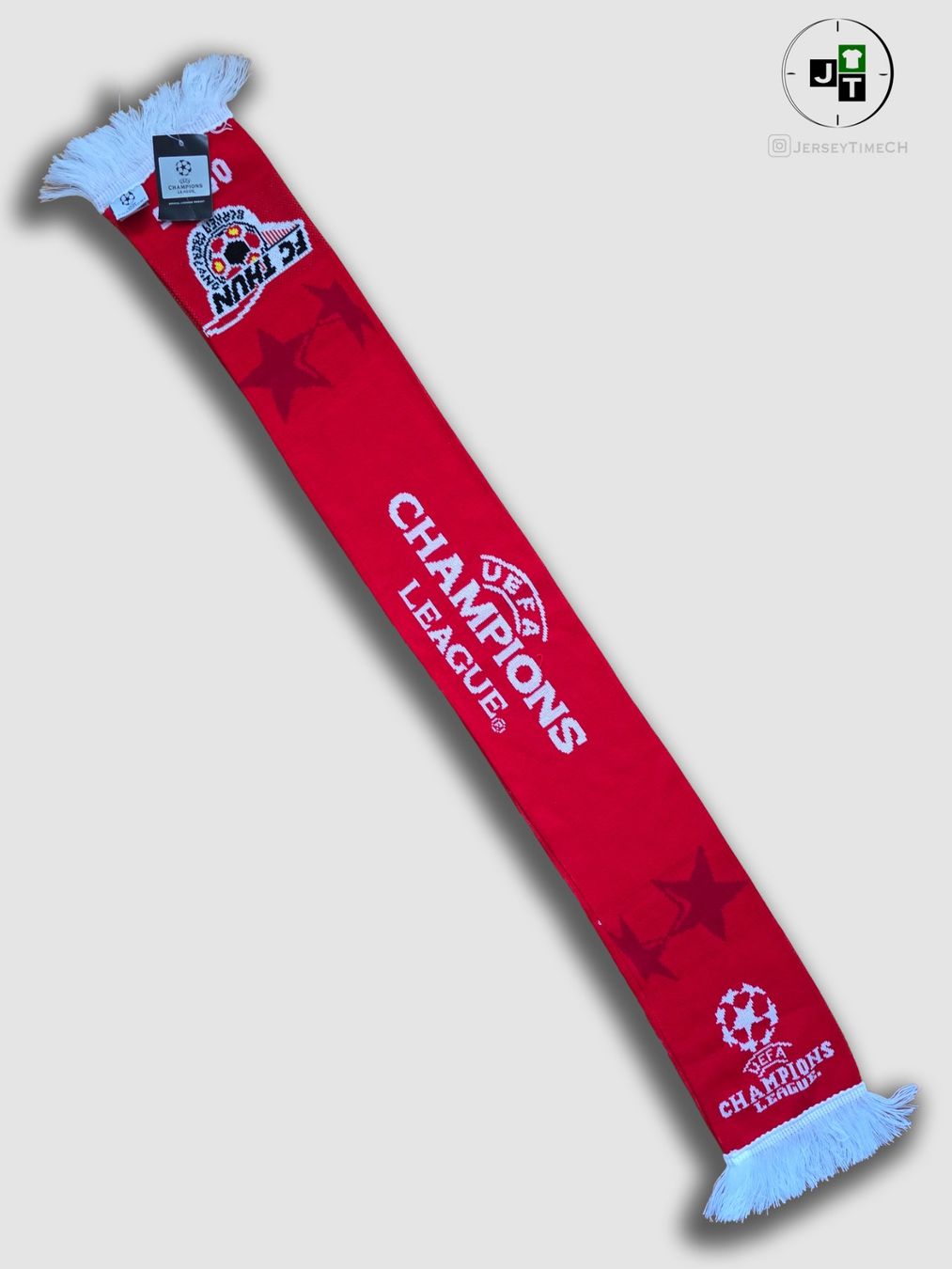 Foulard & Sciarpe: FC THUN 05/06 CHAMPIONS LEAGUE SCHAL – Nuovo e nell'imballaggio originale da Lüchingen venduto da Jersey_Time 1