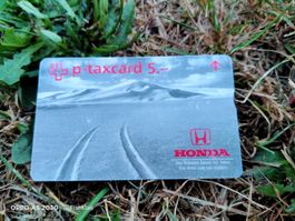 TAXCARD Telefon Karte HONDA / Räumung Flohmarkt