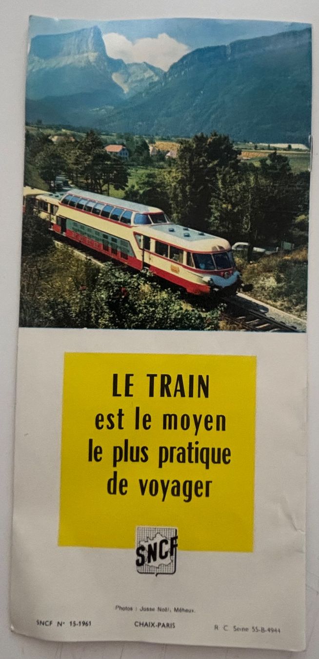 SNCF Documenti: Brochure SNCF - Bon voyage - Mars 1961 – Usato da Neuchâtel venduto da gefdeneuch 1