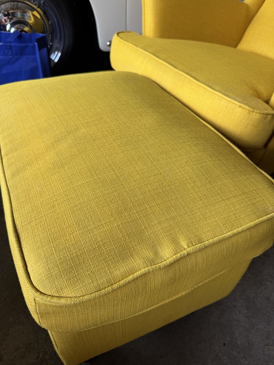 Ikea Sessel: Gelber Ikea STRANDMON Sessel – Gebraucht aus Rotkreuz von emm_57nm 8