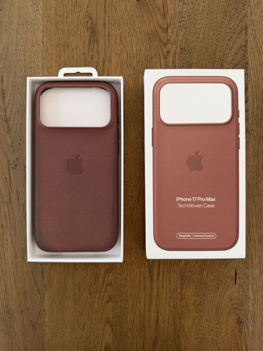 Cover & Protezioni schermo: iPhone 17 Pro Max TechWoven Case, OVP! Braun – Usato da Berg SG venduto da zellwegerroger