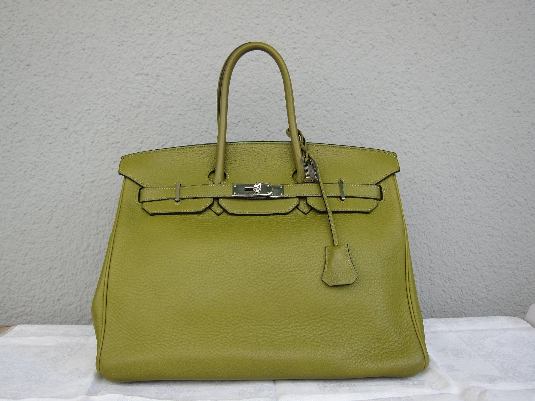 Hermès Borse da donna: Hermes Birkin, chartreusefarben, Togo Leder, Gratisversand! – Nuovo (secondo la descrizione) da Zürich venduto da Italia58