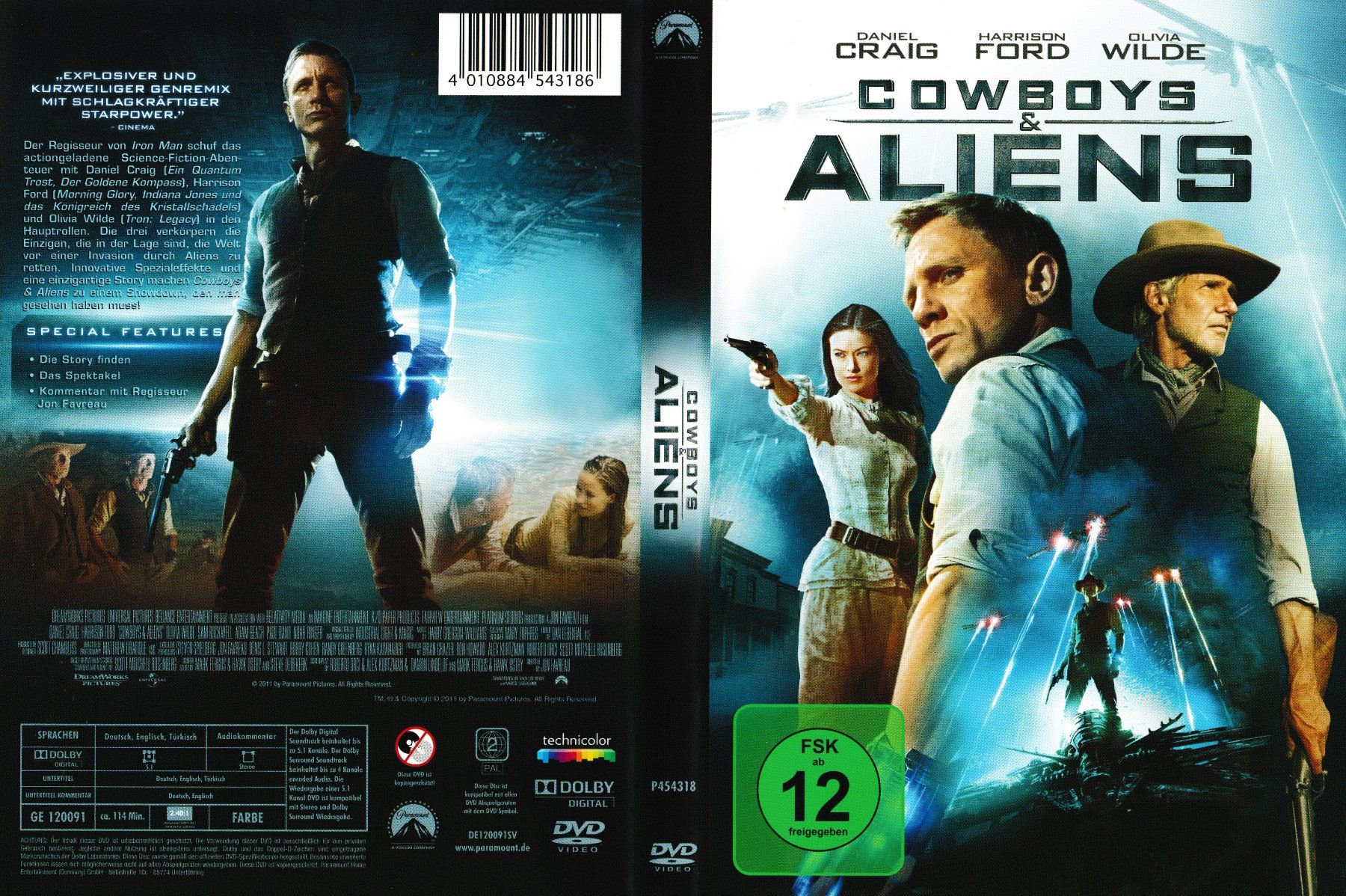 Tutti i DVDs: DVD - Cowboys & Aliens – Usato da Langnau am Albis venduto da MediaRescuerKeLoX