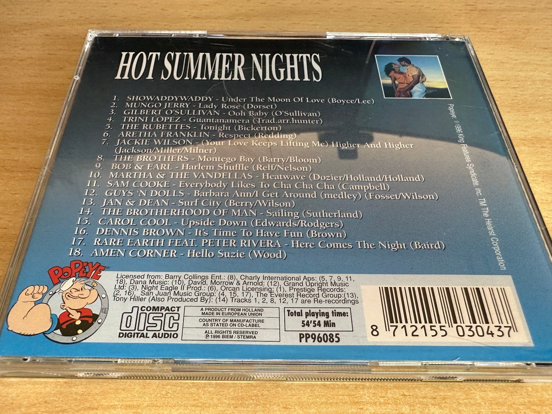 CDs: Various – Hot Summer Nights – Gebraucht aus Rikon im Tösstal von Alpenmutz 1
