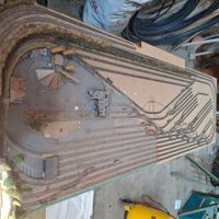 Maquette ferroviaire complexe, voies multiples 80x275 cm