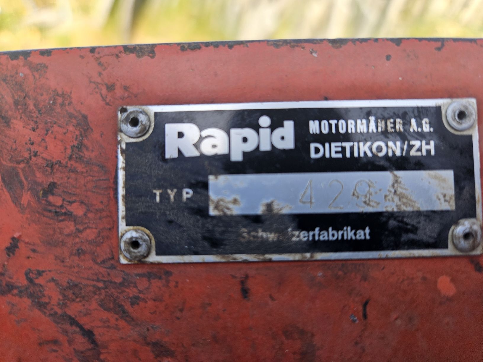 Rapid Tutte le macchine: Schneeschleuder Rapid – Usato da Einsiedeln venduto da BB-MORE 2