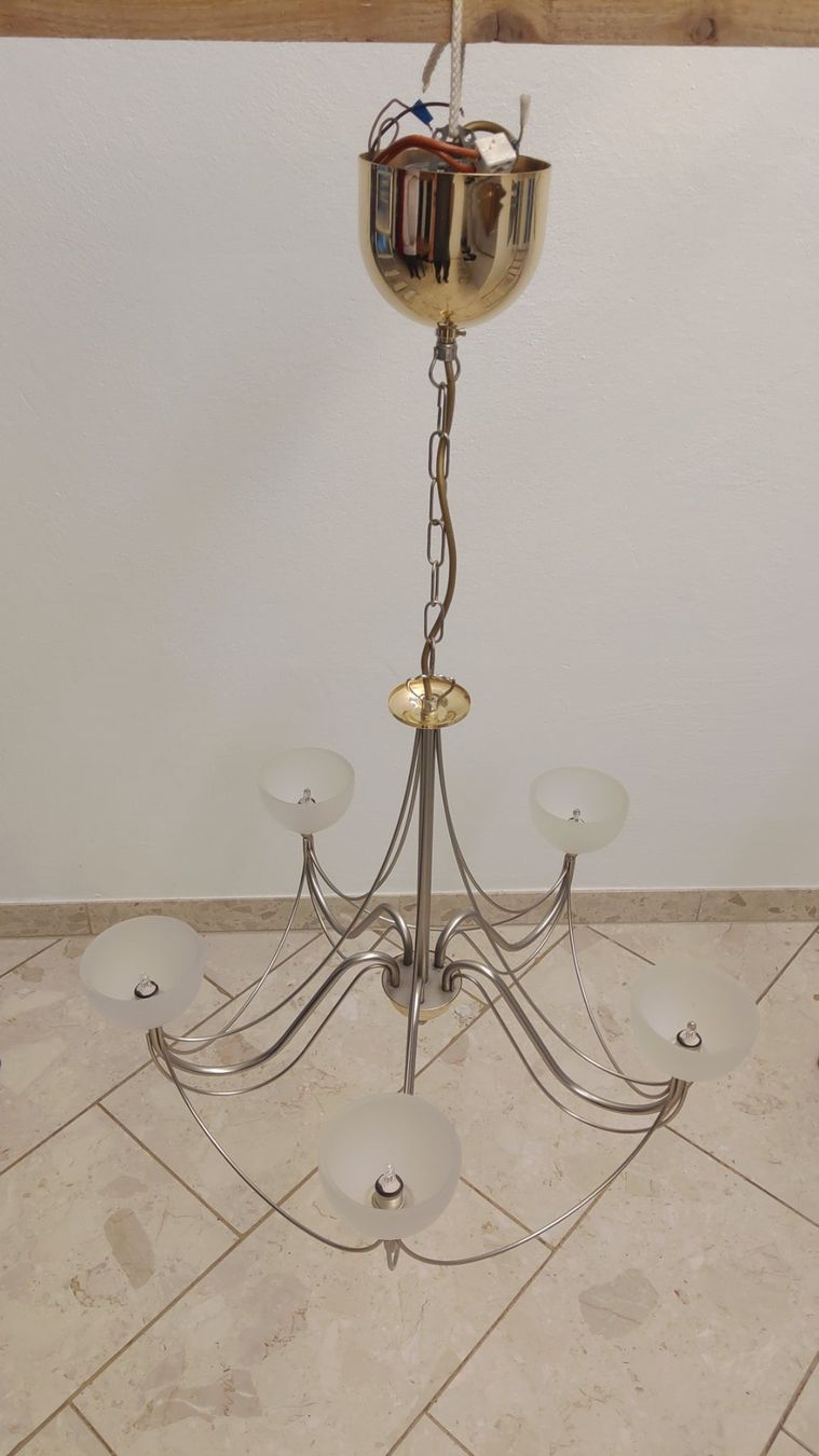 Lampadari & plafoniere: Kronleuchter Metall Durchmesser 60cm / Höhe 90cm – Usato da Uetikon am See venduto da martinvfurrer 5
