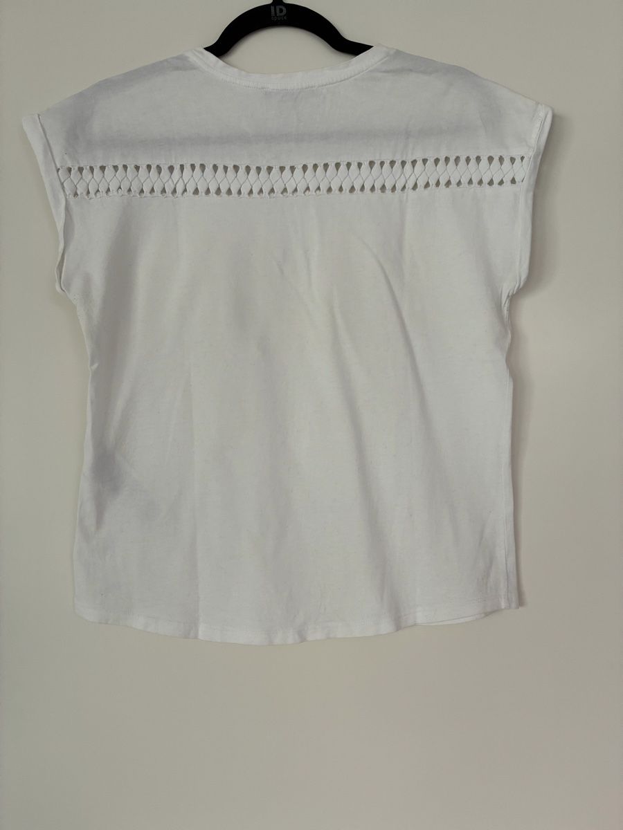 Maje T-shirt: T-shirt blanc Maje – Usato da Lausanne venduto da Gabrie 1