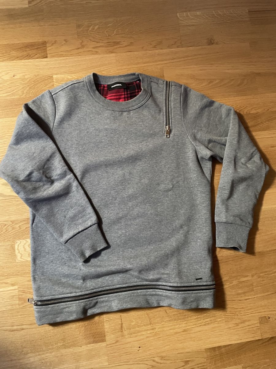 Diesel Pulls & Sweat-shirts: Pull Diesel gris chiné avec fermetures éclair état bon – Neuf (Voir description) à Carouge GE par 74salsasalsa74 1