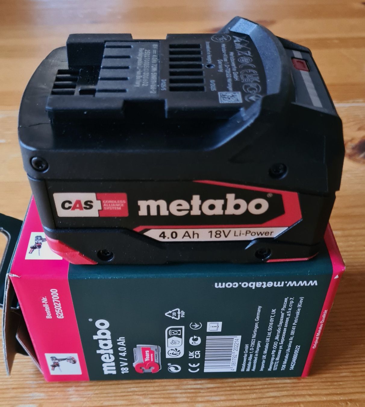 Metabo Caricatori & Batterie: Metabo Akku 18V 4Ah – Nuovo e nell'imballaggio originale da Lenk im Simmental venduto da Ramto0