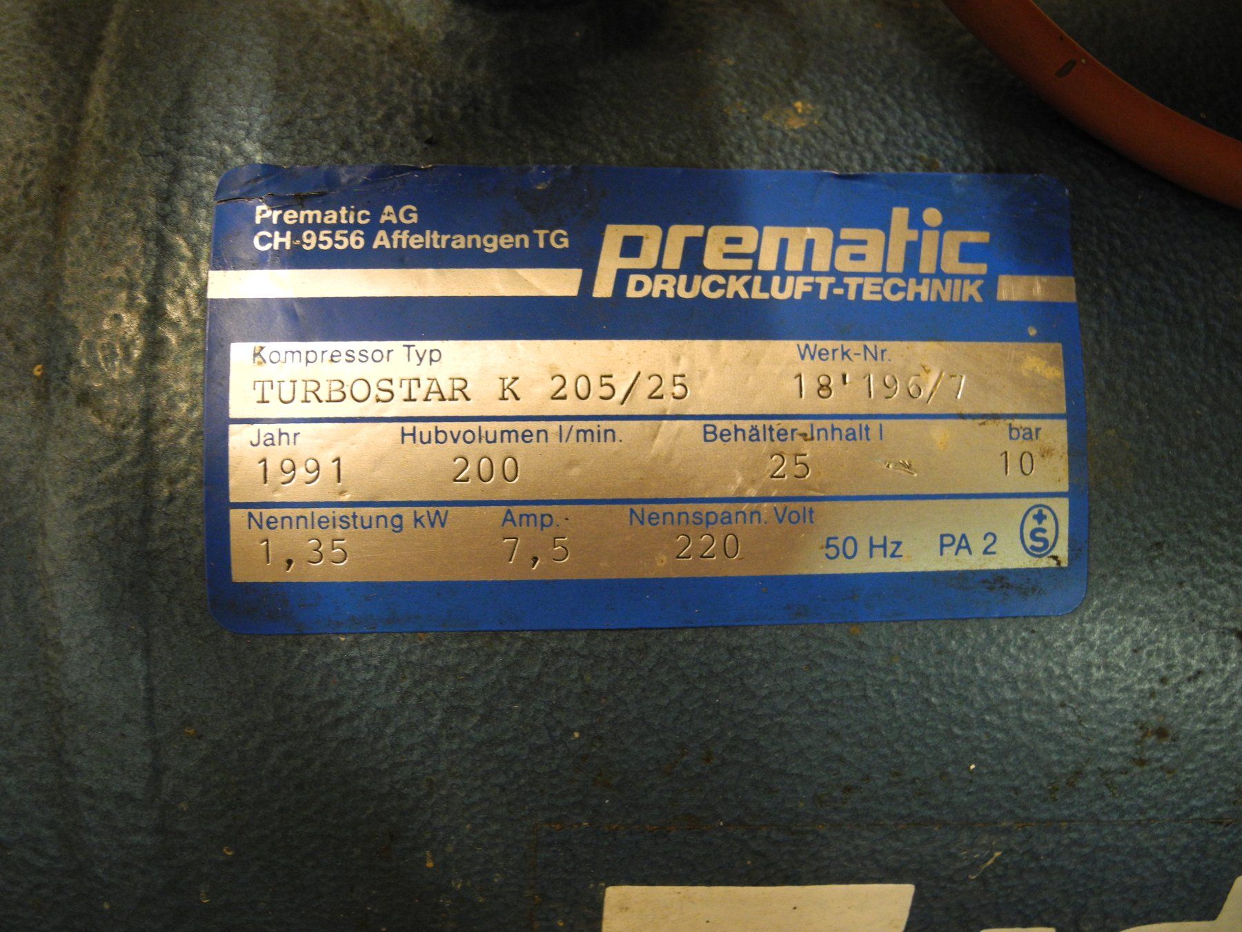 Compressori: Kompressor Turbostar 25l – Usato da Worb venduto da kebe01 6