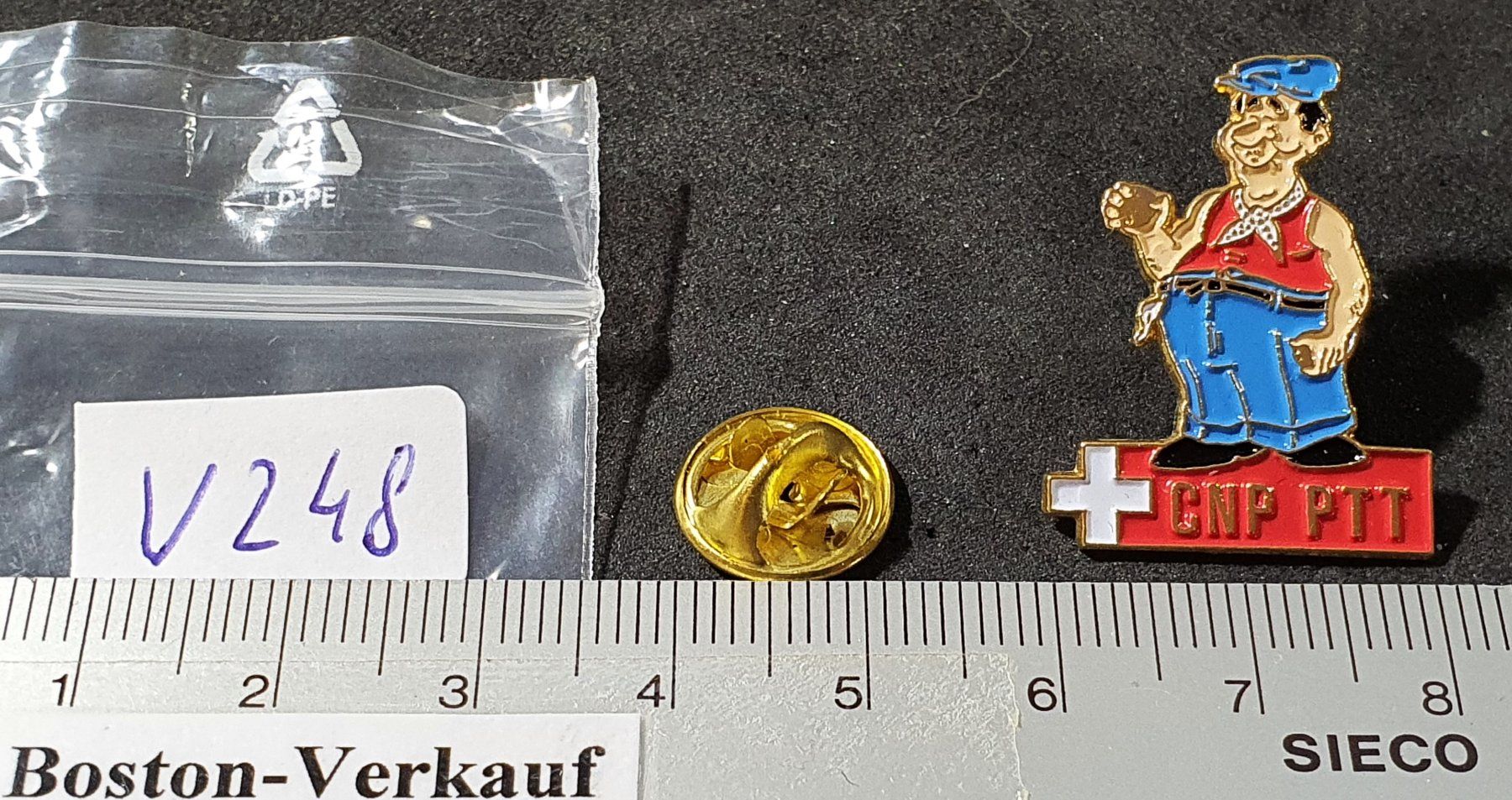 Placchette & Badge: V248 - Pin Post CNP PTT SChweiz – Usato da Reinach BL venduto da Boston-Verkauf 1