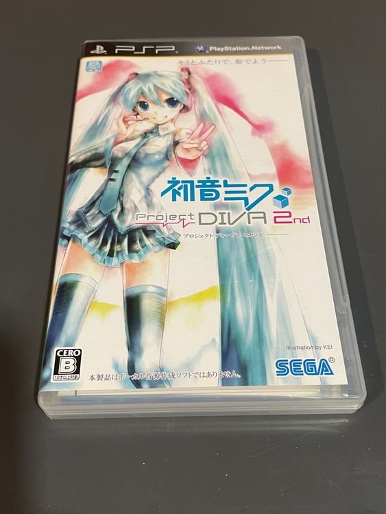 Hatsune Miku Project Diva 2nd Sur Sony PSP - Version NTSC-J Japonaise Complète