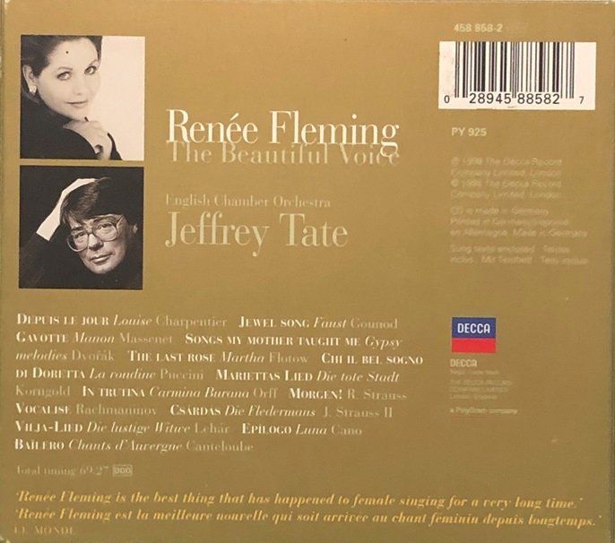 CD: Renée Fleming – The beautiful voice – Usato da Grüningen venduto da azulamarillo 1