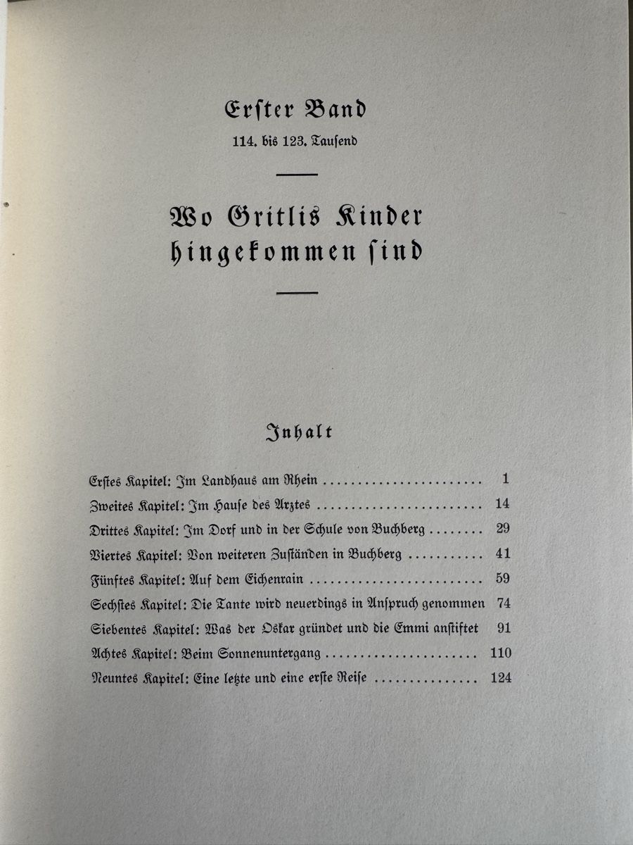 Libri: Kinderbuch : Johanna Spyri  Grittlis Kinder – Usato da siebnen venduto da minte 1
