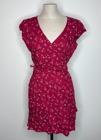 Wrap Dress with Floral Print
