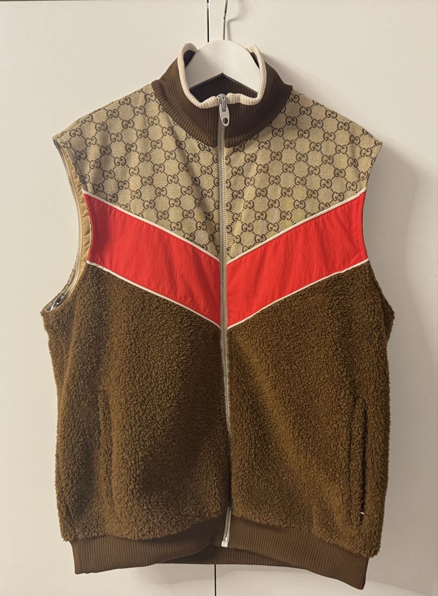 Gucci Giacche: Gucci GG Fleece Jacke Gr.M – Usato da Neftenbach venduto da dco_vy6w 2