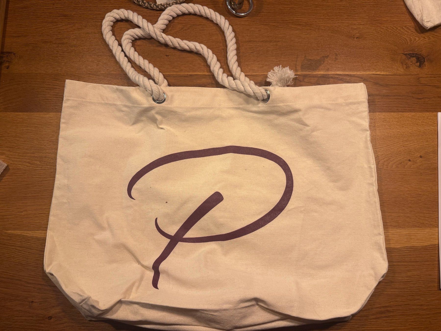 Borse: Strandtasche mit Logo und Seilhenkel – Usato da Winterthur venduto da tam_7tbh