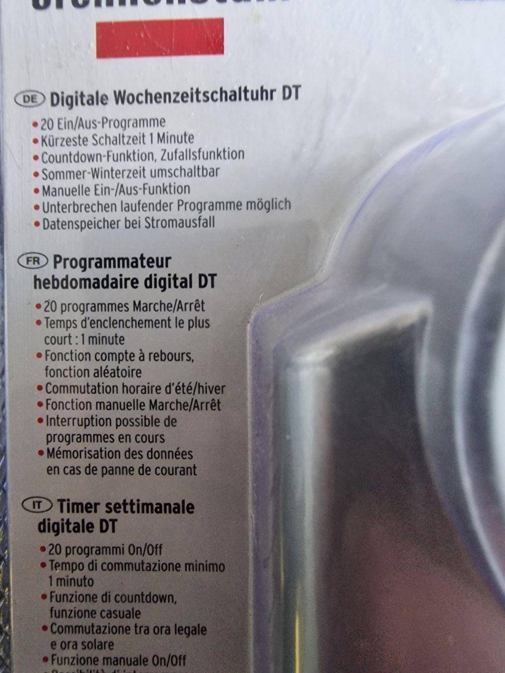 Interruttori: Brennenstuhl Wochenzeitschaltuhr digital – Nuovo e nell'imballaggio originale da Uerkheim venduto da Justi.y 3