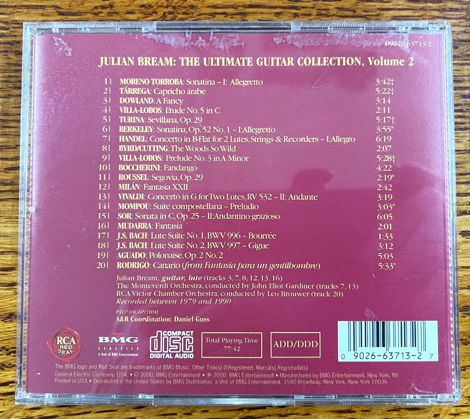 CD: JULIAN BREAM: The Ultimate Guitar Collection CD – Usato da Oftringen venduto da Vucki 1