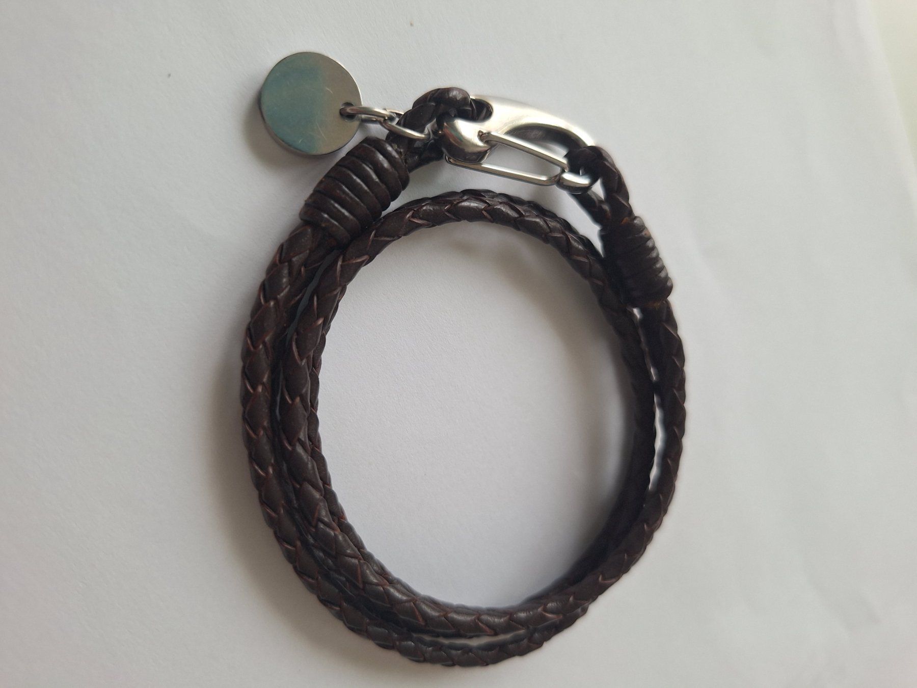 Armbänder & -reifen: Leder Armband braun geflochten – Gebraucht aus Wängi von jan_7twg