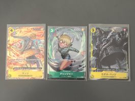 3 Japanische FullArt One piece