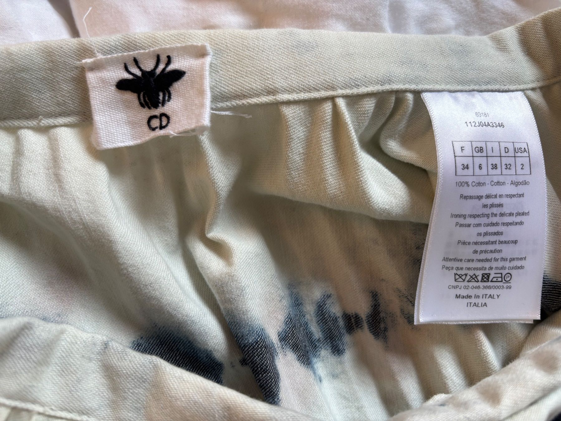 Dior Gonne: DIOR Jupe , feinste Baumwolle Gr. 32 – Usato da Herrliberg venduto da mayfi 7