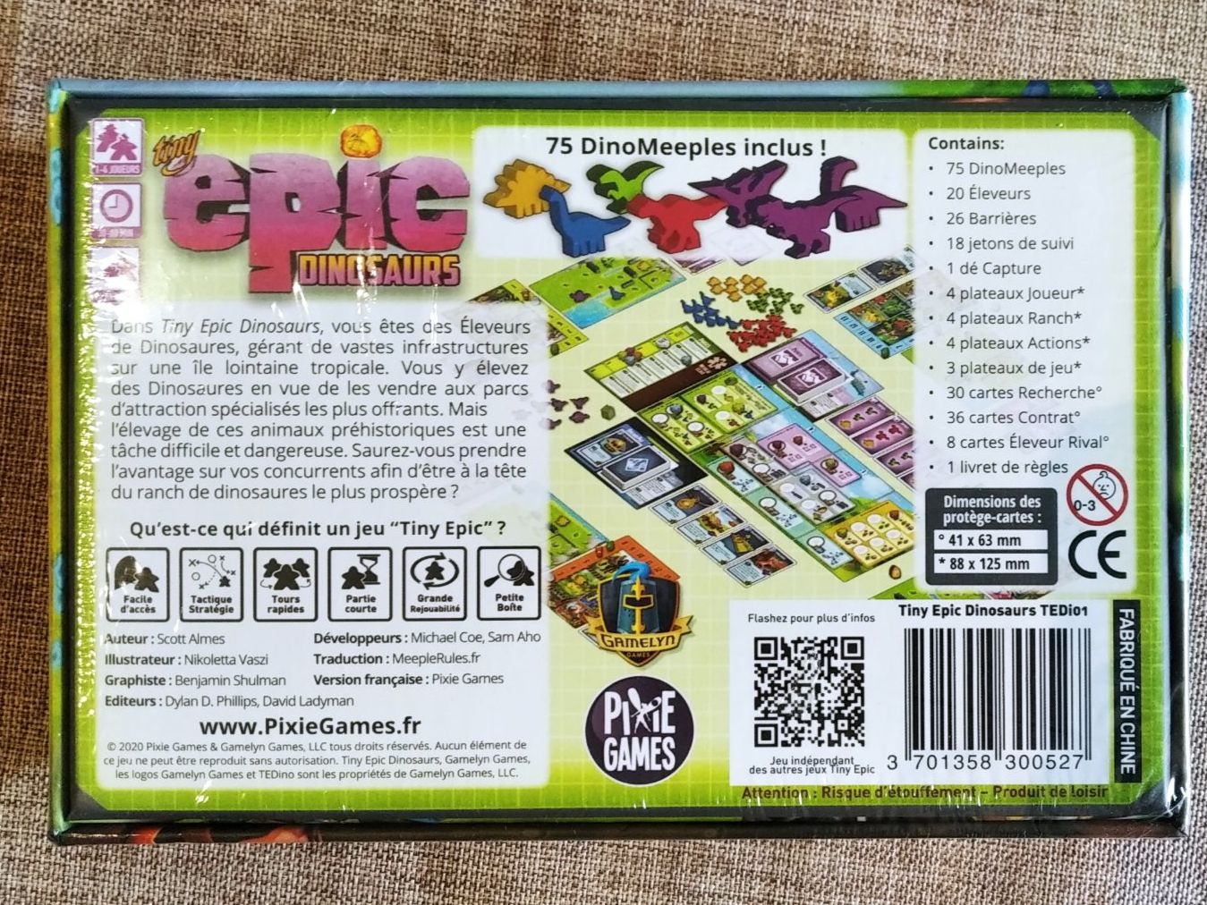 Giochi: Tiny Epic Dinosaurs - Jeu de société neuf sous blister – Nuovo e nell'imballaggio originale da Aigle venduto da Colargolator 1