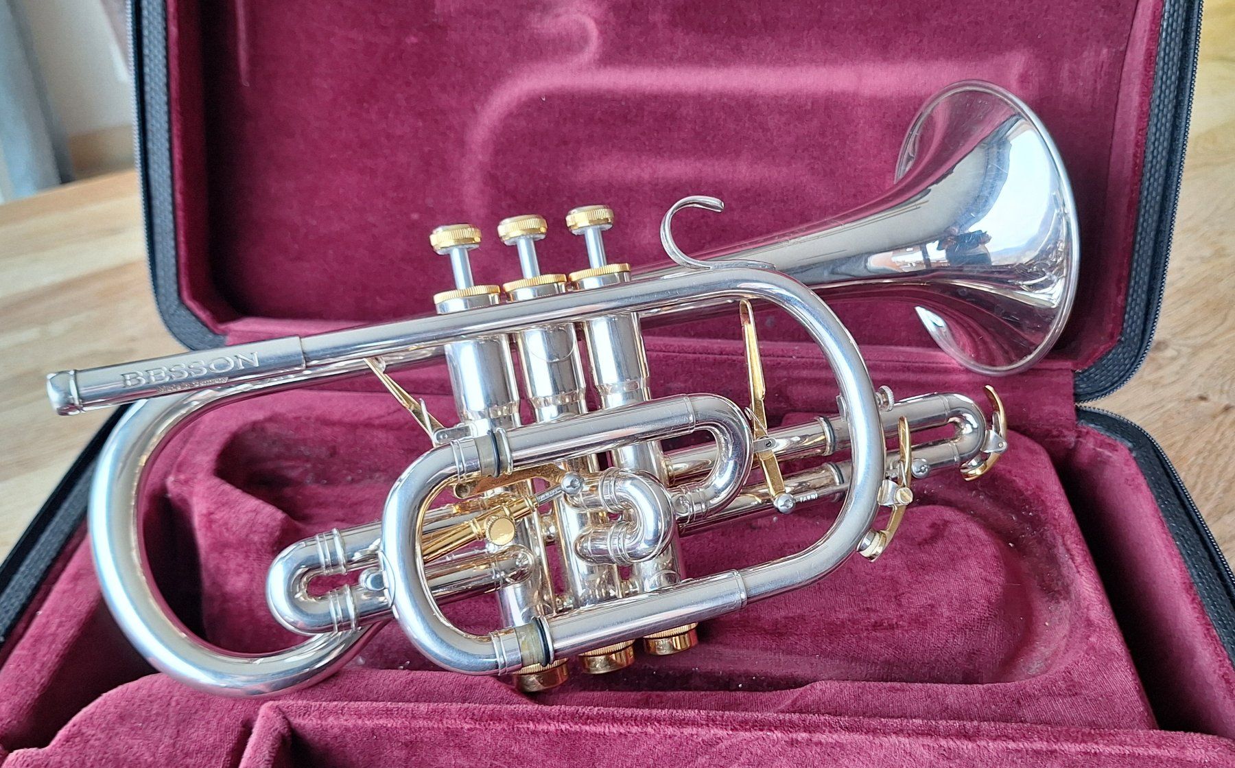 Besson Musikinstrumente: Cornet Sib Besson Prestige – Gebraucht aus Basse-Nendaz von Jocood