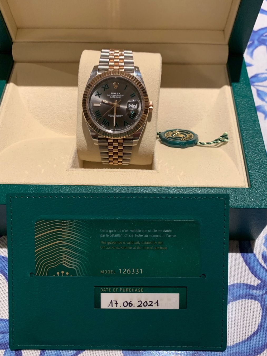 Rolex Orologi: Listenpreis! Rolex Datejust 126331 Wimbledon Rosé – Usato da Ermatingen venduto da driftelement 1