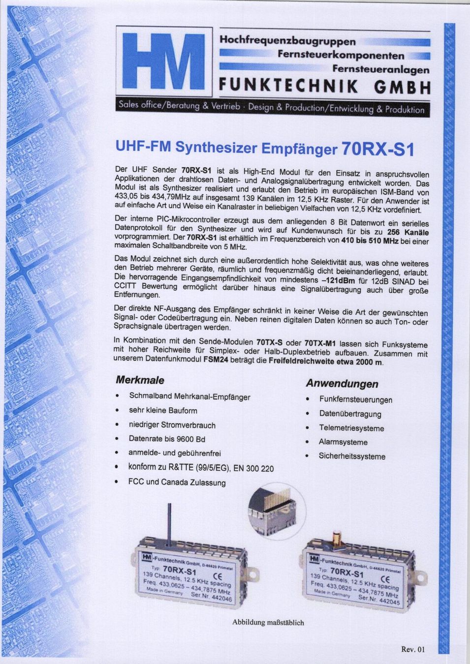 Elektronikbauteile: Sende-/Empfangsmodule im 433MHz-Band mit Trägerprint – Neu (gemäss Beschreibung) aus Steinmaur von techcollector 3