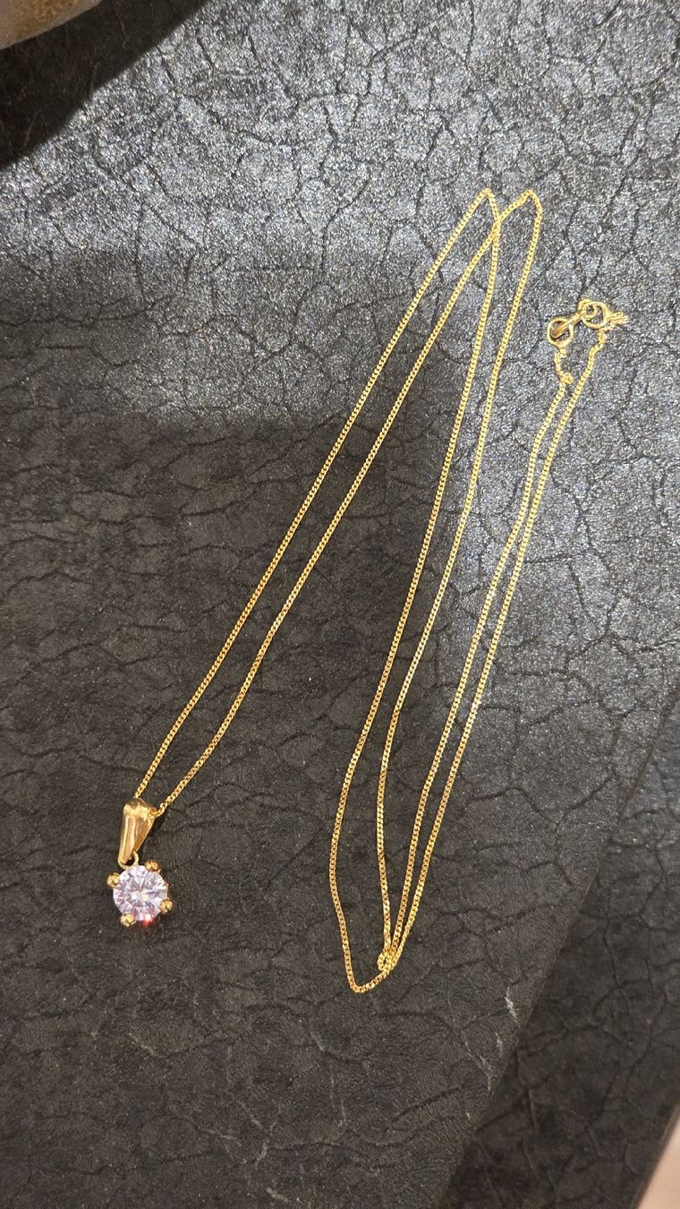 Catenine: Halskette aus Echtgold mit Geburtsstein gelb – Nuovo e nell'imballaggio originale da Hemmental venduto da GoldundGlanz 6