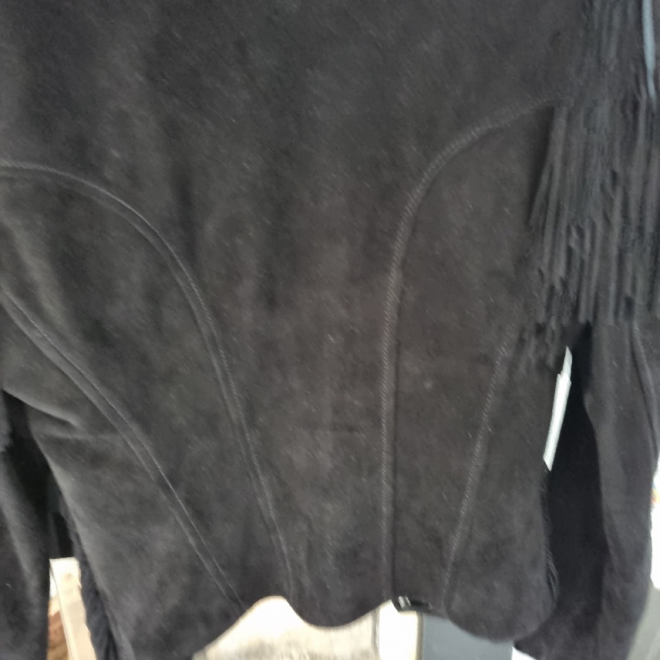 Giacche: Lederjacke Fransen Barbara Bui schwarz 36 neu – Nuovo (secondo la descrizione) da Bad Zurzach venduto da Mfritzli 4