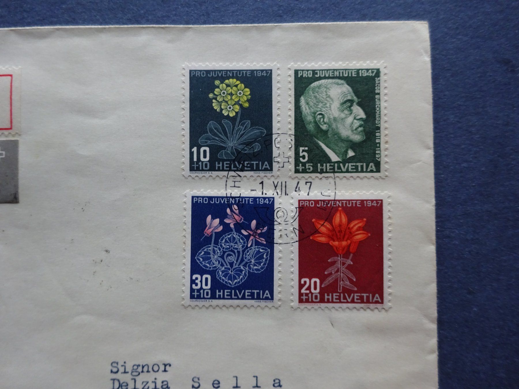 Tutti i francobolli: 1947 Pro Juventute FDC – Usato da Appenzell-Steinegg venduto da adi1975 3