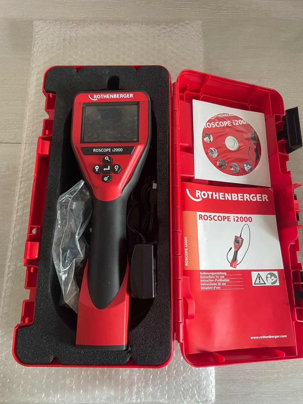 Rothenberger Tutti gli attrezzi: ROTHENBERGER i2000 Rohrkamera – Nuovo (secondo la descrizione) da Horgen venduto da robert002 2