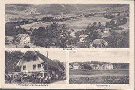 Hubersdorf SO 3 Bildkarte Nr.164 Freunschaft Rest. ,  1900