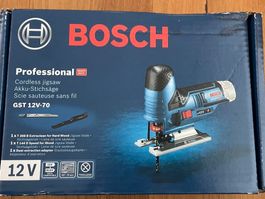 Bosch Akku-Stichsäge Prof GST 12V-70 neu kompakt new