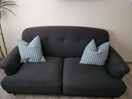 IKEA ESSEBODA Sofa 2-er, dunkelgrau, Top Zustand!